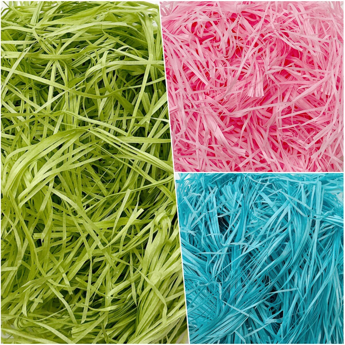 Wrapables Easter Grass Package Filler, Shredded Paper for Gift Wrappin