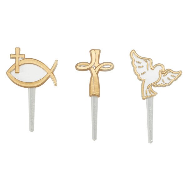 Spiritual Icons DecoPics&#xAE; Cupcake Decoration, 12ct