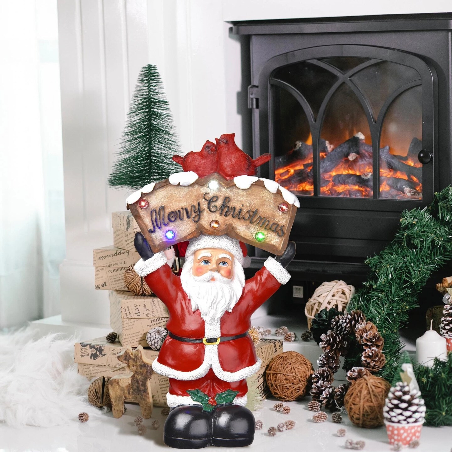 Christmas LED Lights Santa Claus