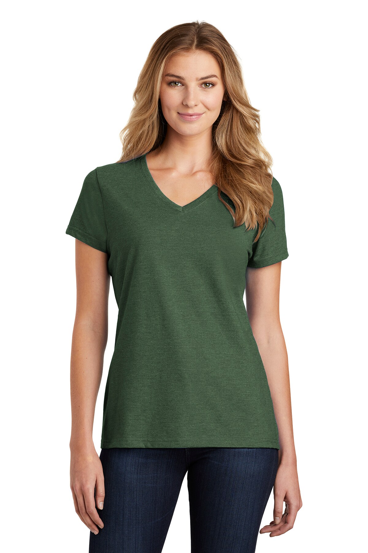 V-Neck Short Sleeve Tee For Women