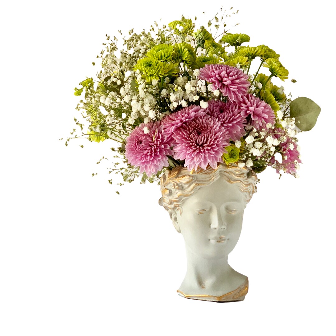 Greek Goddess Head Bust Planter - Timeless Elegance for Your Home and  Garden | MakerPlace by Michaels, image size:1080x1080