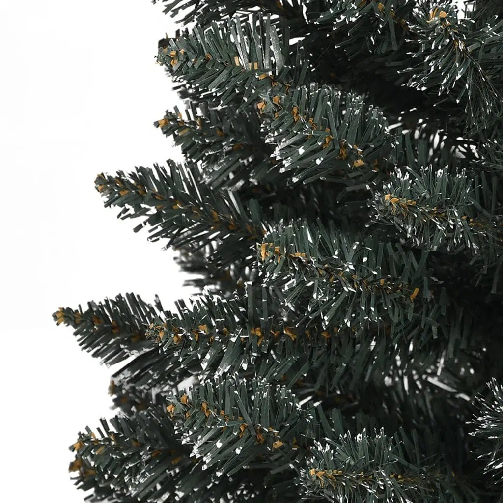 5 ft Green Slim Artificial Christmas Tree with Stand