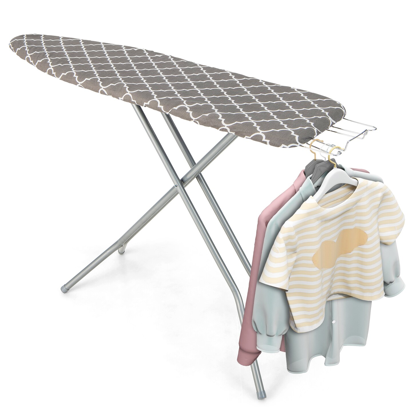 Foldable Ironing Board with Iron Rest