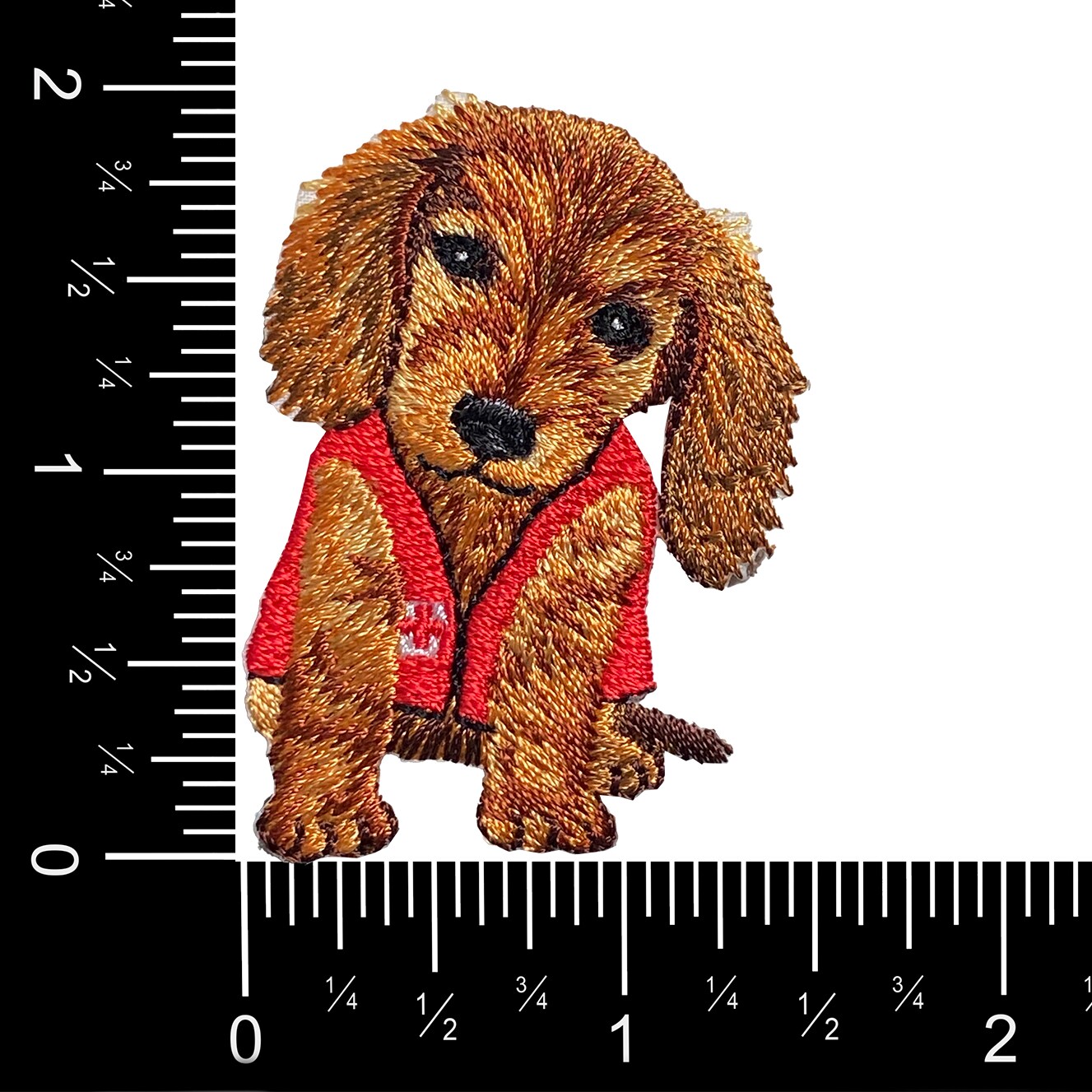 EMT Dachshund, Puppy Dog, Medical, Embroidered, Iron on Patch