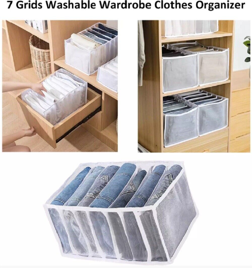 Kitcheniva Foldable Drawer Organizer Closet Storage Box 2 Pcs