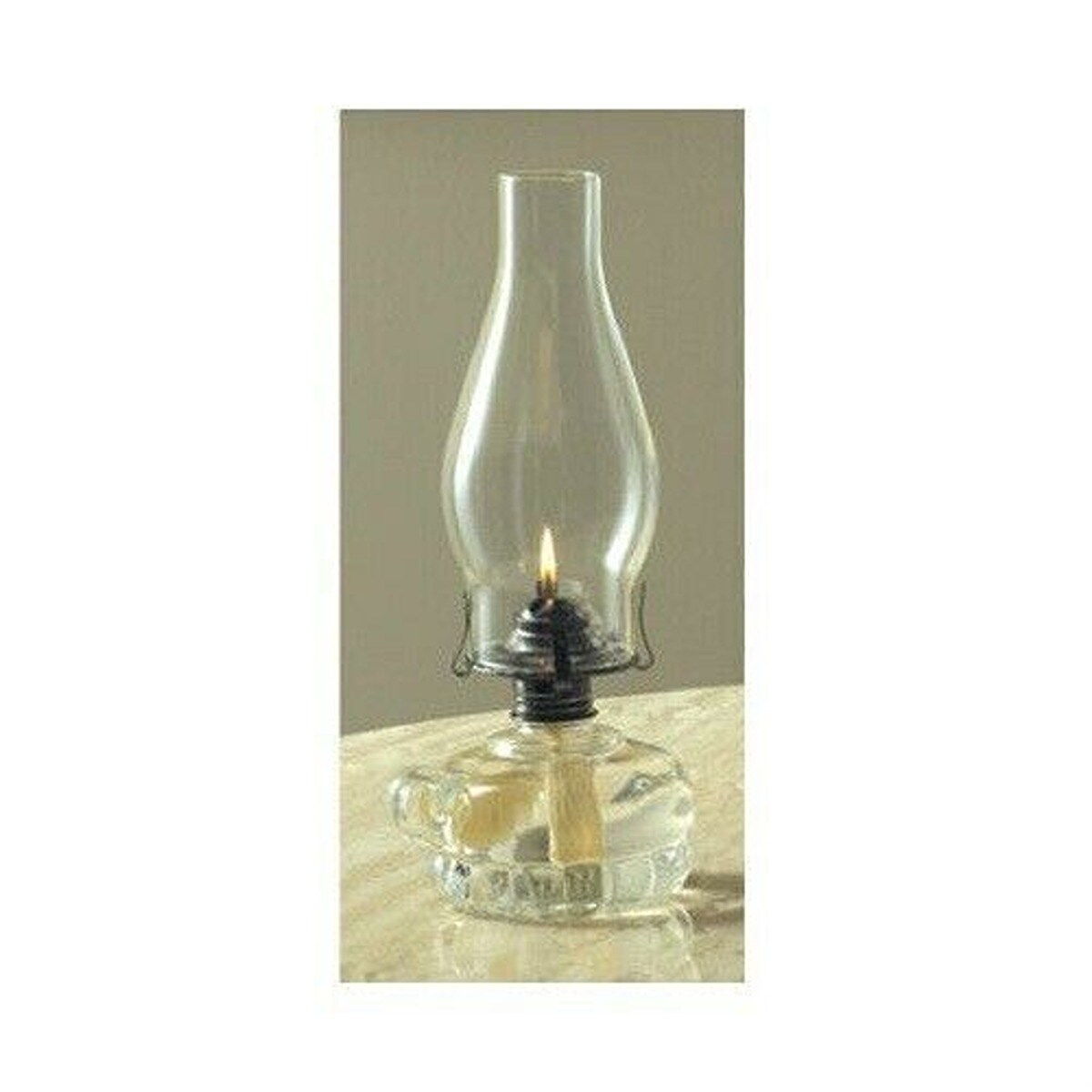 Chamber Clear Glass Oil Lamp
