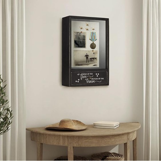 Veterans&#x27; Independence Memorial Gifts for Army Soldiers Patriotic Sympathy Gifts - Because of the Brave, America is a Free Country