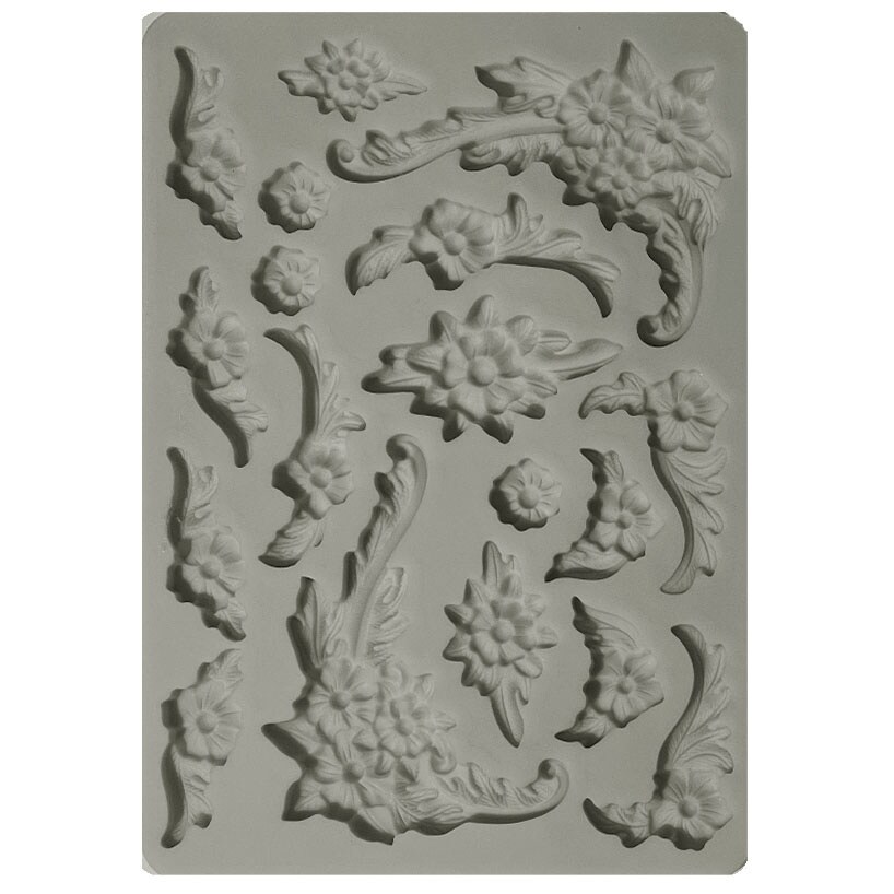 Stamperia Silicone Mould A5-Precious Peony