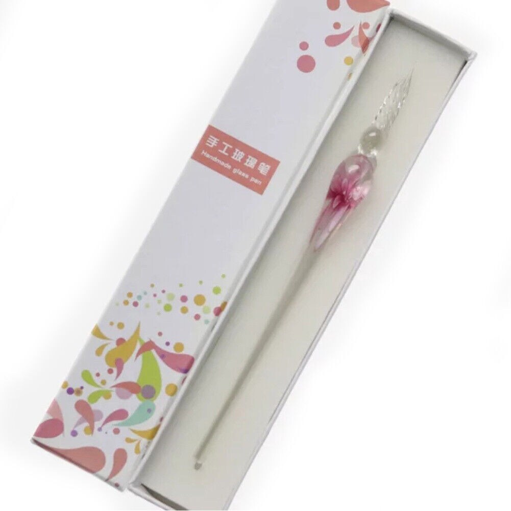 Kitcheniva 3D Glass Signature Pen Nib With Box Gift Idea