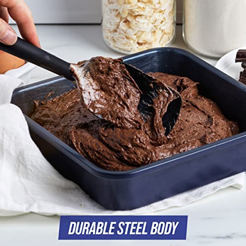 Bakeware Diamond Infused Ceramic Nonstick, 8&#x22; Square Cake Baking Pan, Dishwasher and Freezer Safe, PFAS-Free, Blue