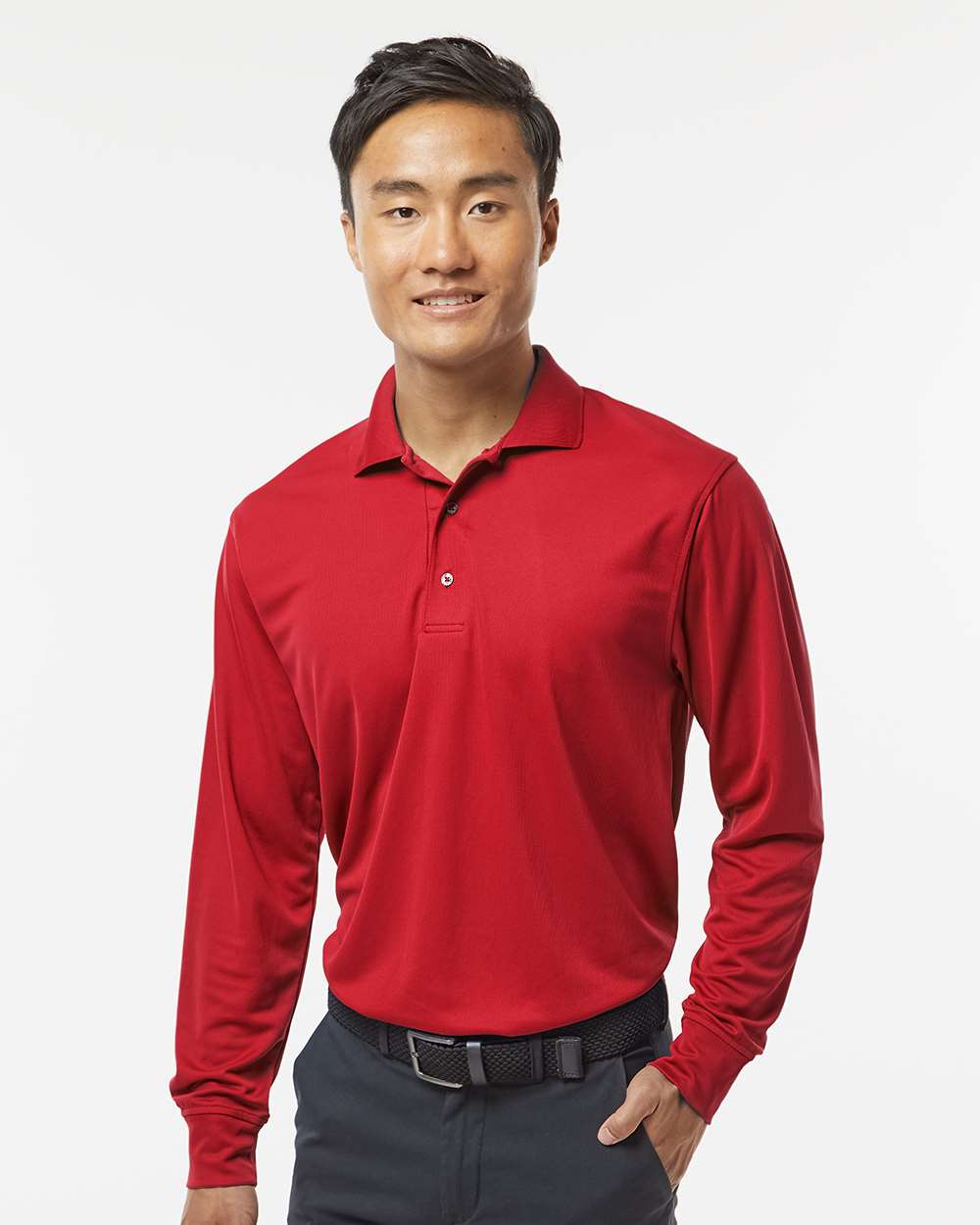 Paragon&#xAE; Prescott Collared Long Sleeve Polo