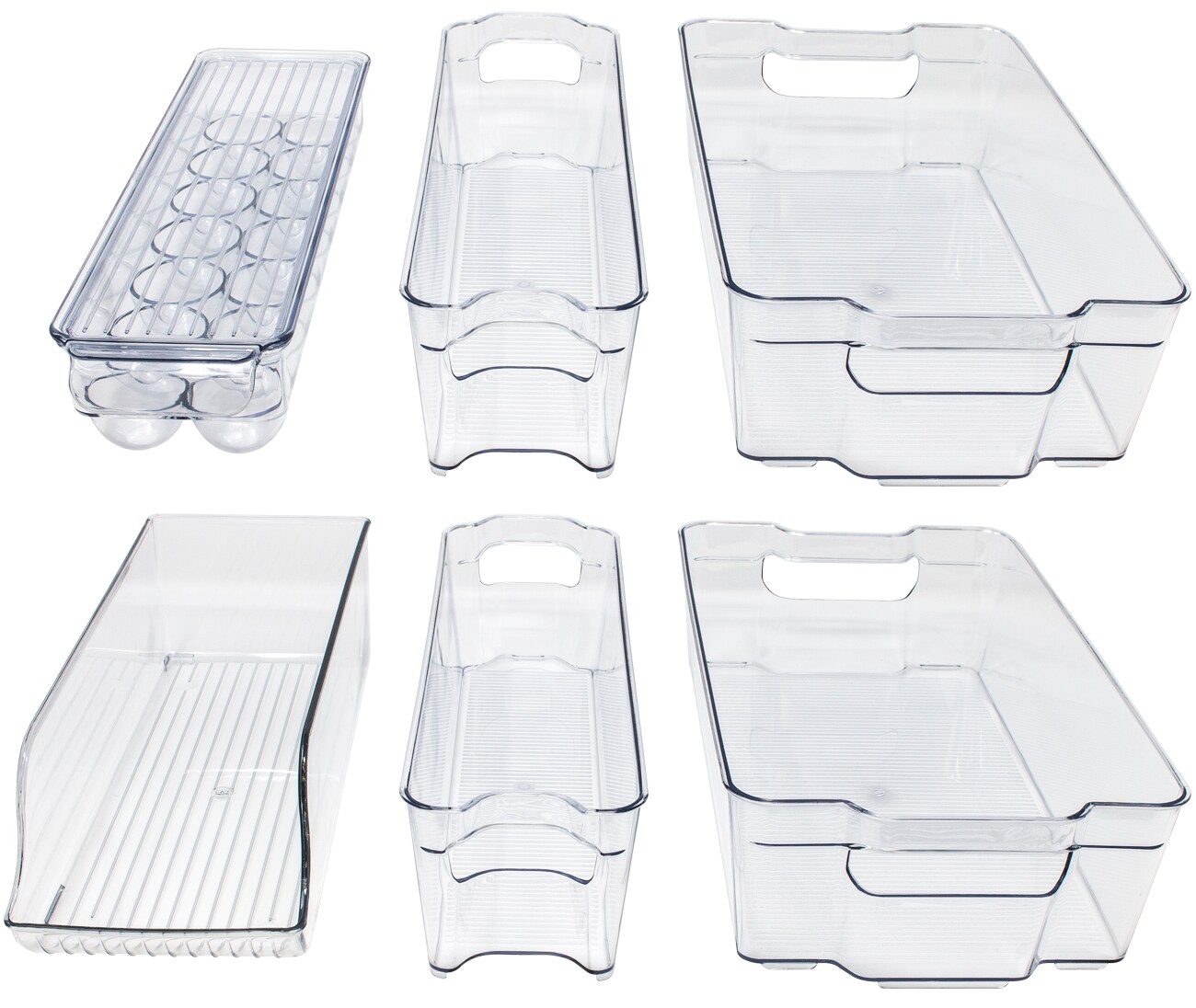 Sorbus Plastic Storage Bins (4 Pack) Small
