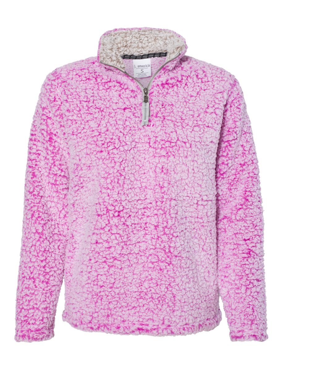 Sherpa quarter best sale zip pullover pink