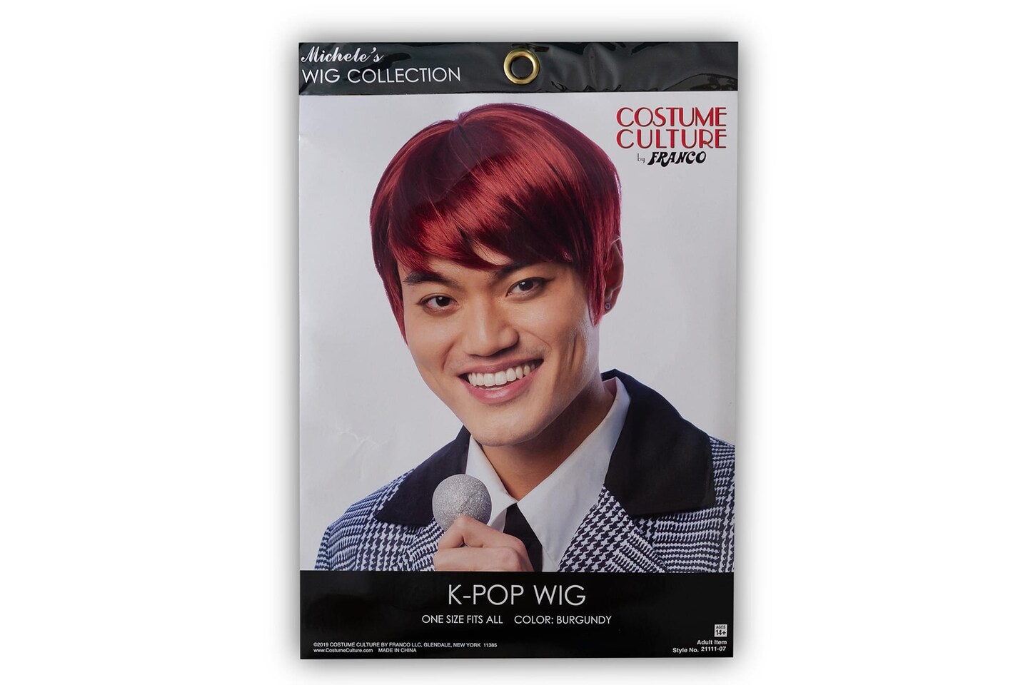 K-Pop Adult Costume Wig | Cosplay, Costume, &#x26; Leisure Wig | Red Hair Color