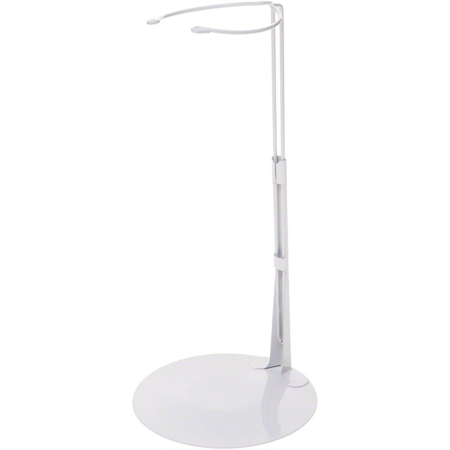 Kaiser 3501 White Adjustable Doll Stand, fits 16 to 25 inch Dolls, waist width adjusts from 4 to 4.75 inches