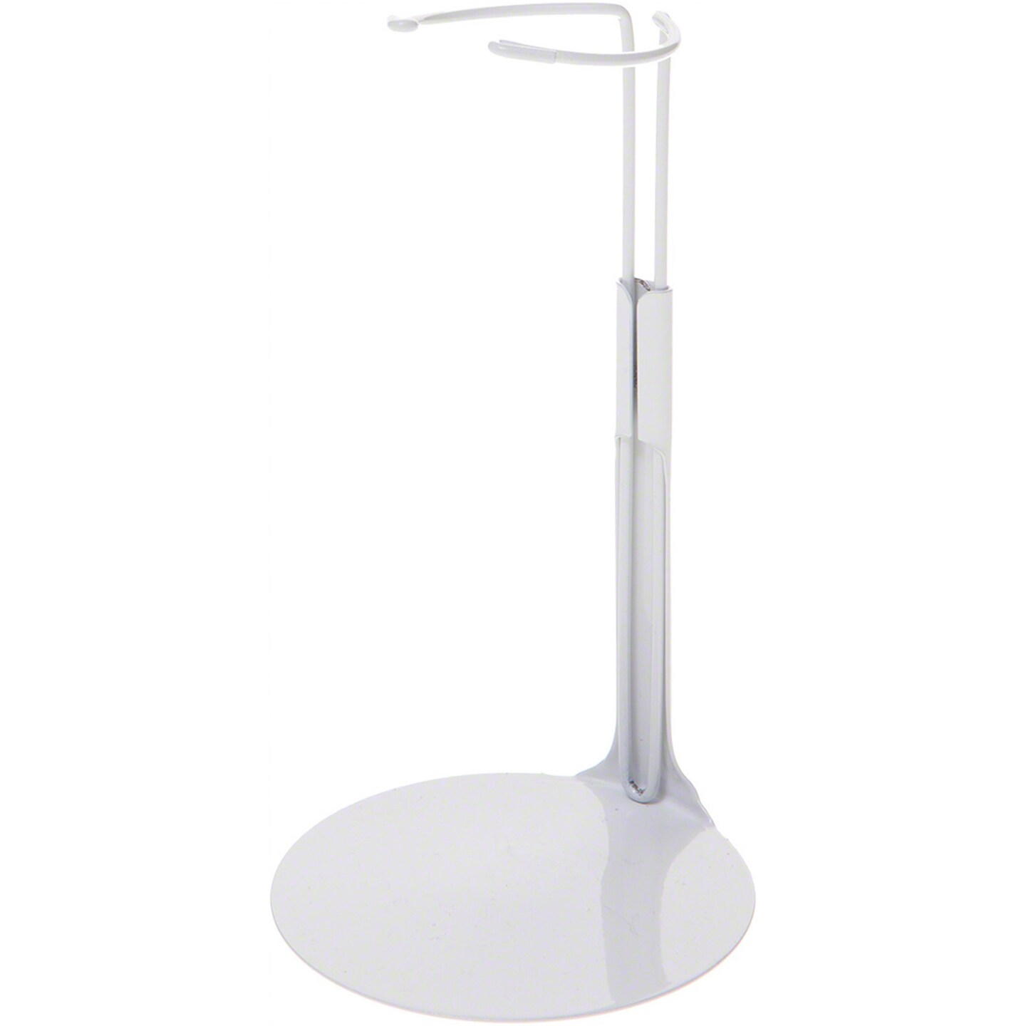 Kaiser 2101 White Adjustable Doll Stand, fits 8 to 11 inch Dolls or Action Figures, waist width adjusts from 1.375 to 1.75 inches