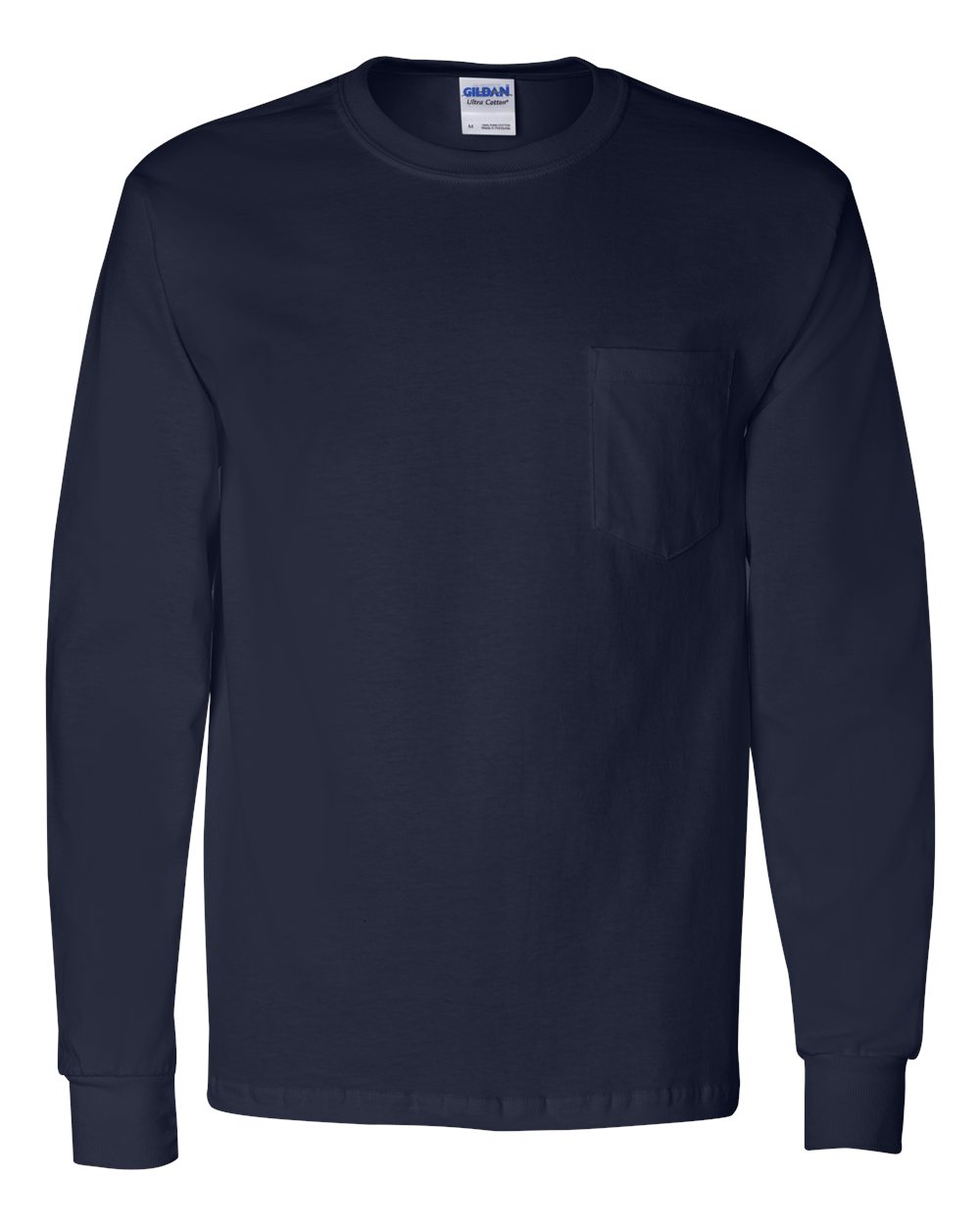 Gildan® Long Sleeve Pocket T-Shirt