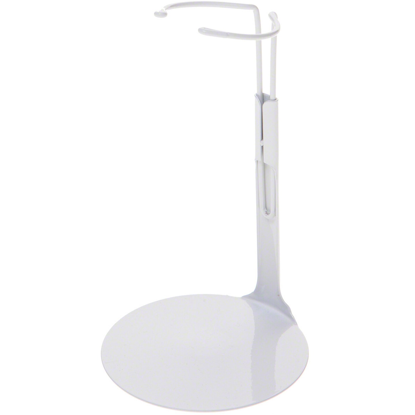 Kaiser 2001 White Adjustable Doll Stand, fits 6.5 to 11 inch Dolls or Action Figures, waist width adjusts from 1.375 to 1.75 inches