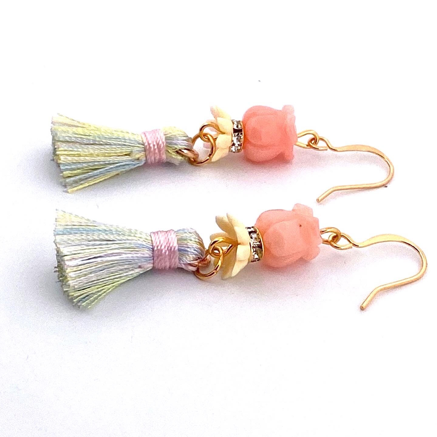 Pastel 2025 tassel earrings