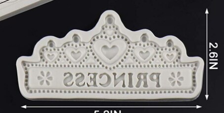 Gem  Princess Crown Silicone Mold