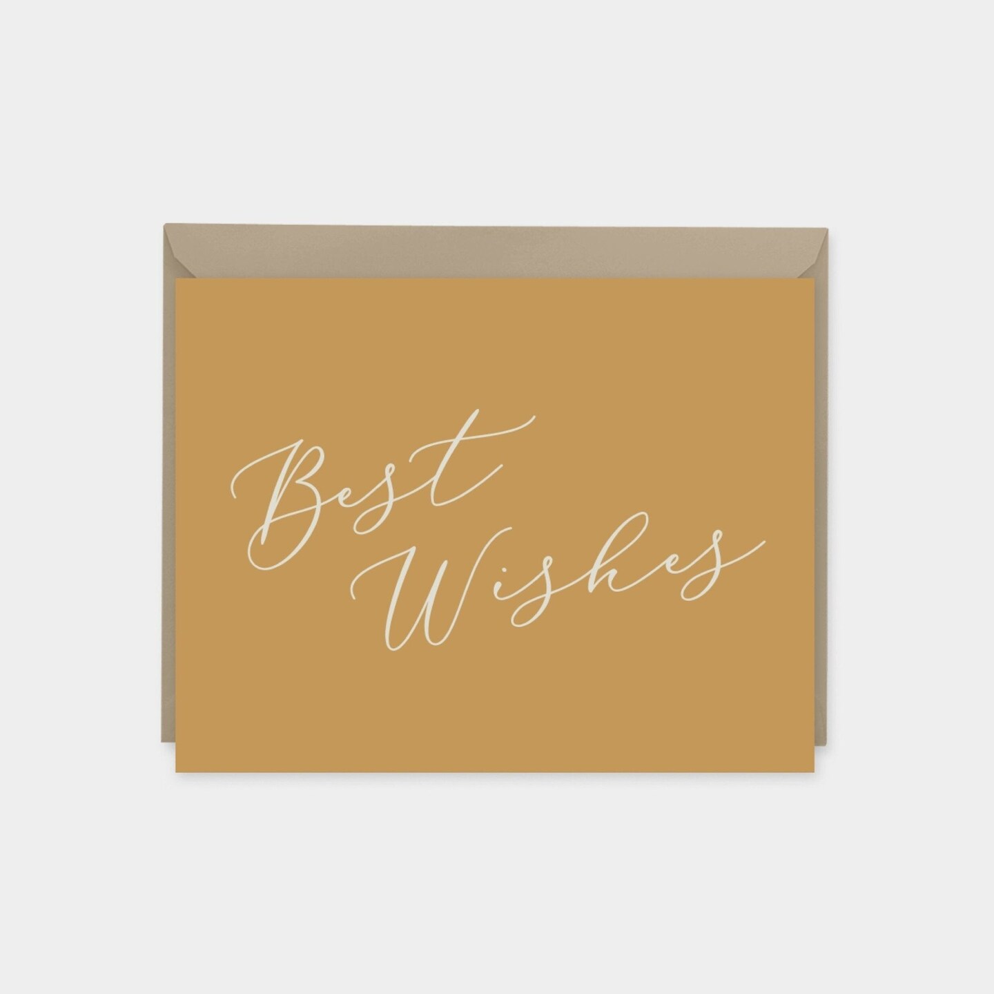 Best Wishes Cards, Calligraphy Card Set,