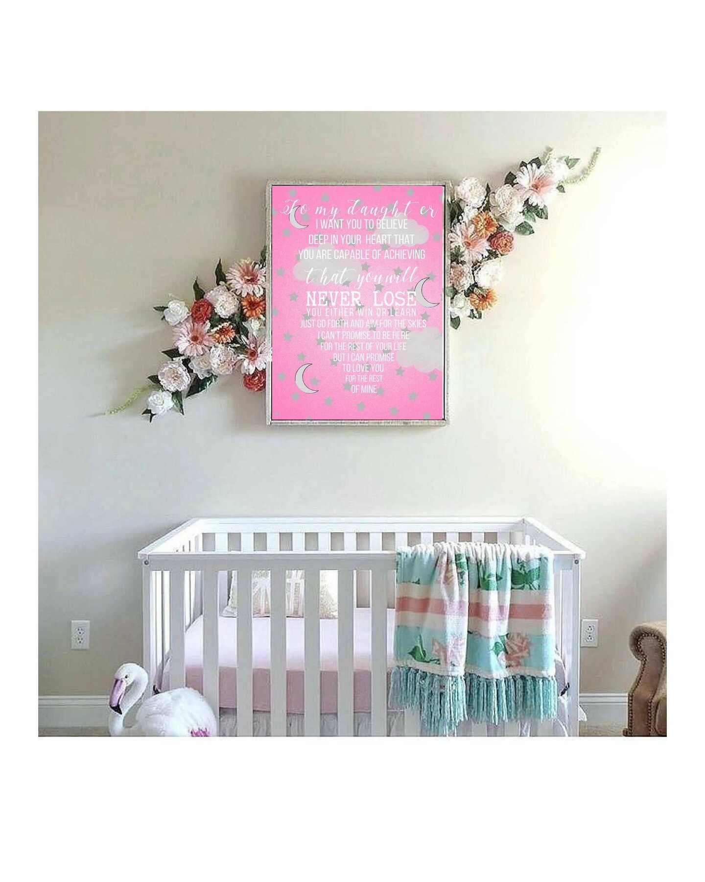 Nursery art framed decor