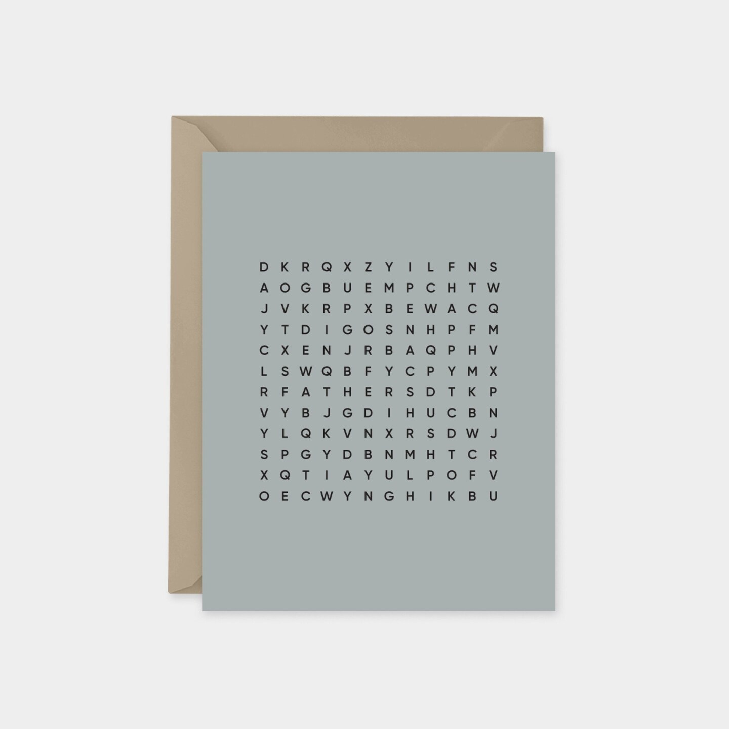 Happy Father&#x27;s Day Word Search Card,