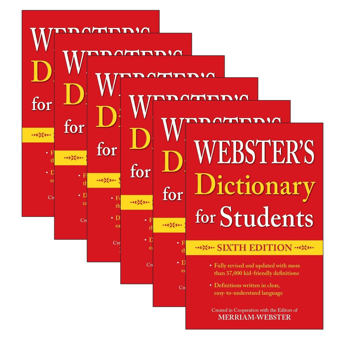 Webster&#x27;s Dictionary for Students, Sixth Edition, Pack of 6