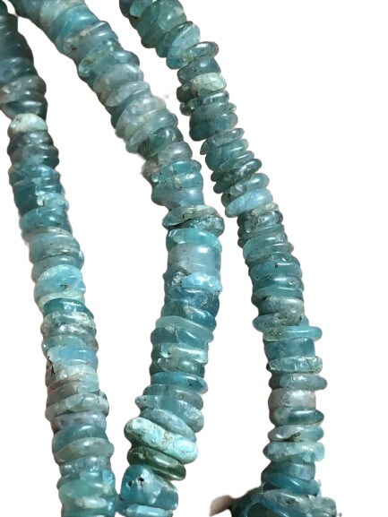 Kitcheniva Old Stock Blue Stone Gemstone Heishi Style Beads