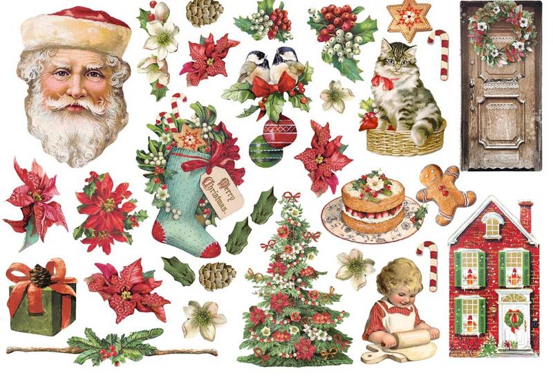 Classic Christmas Ephemera - Stamperia