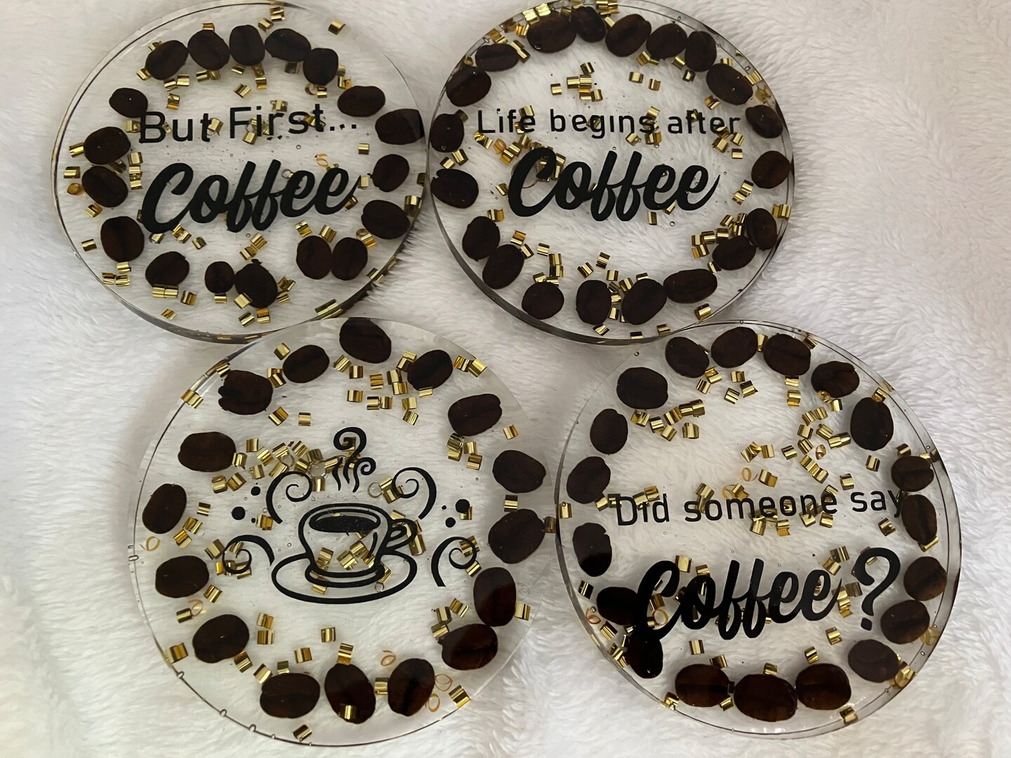 But First Coffee Badge Reel