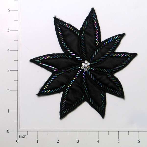 Poinsettia Fabric Applique