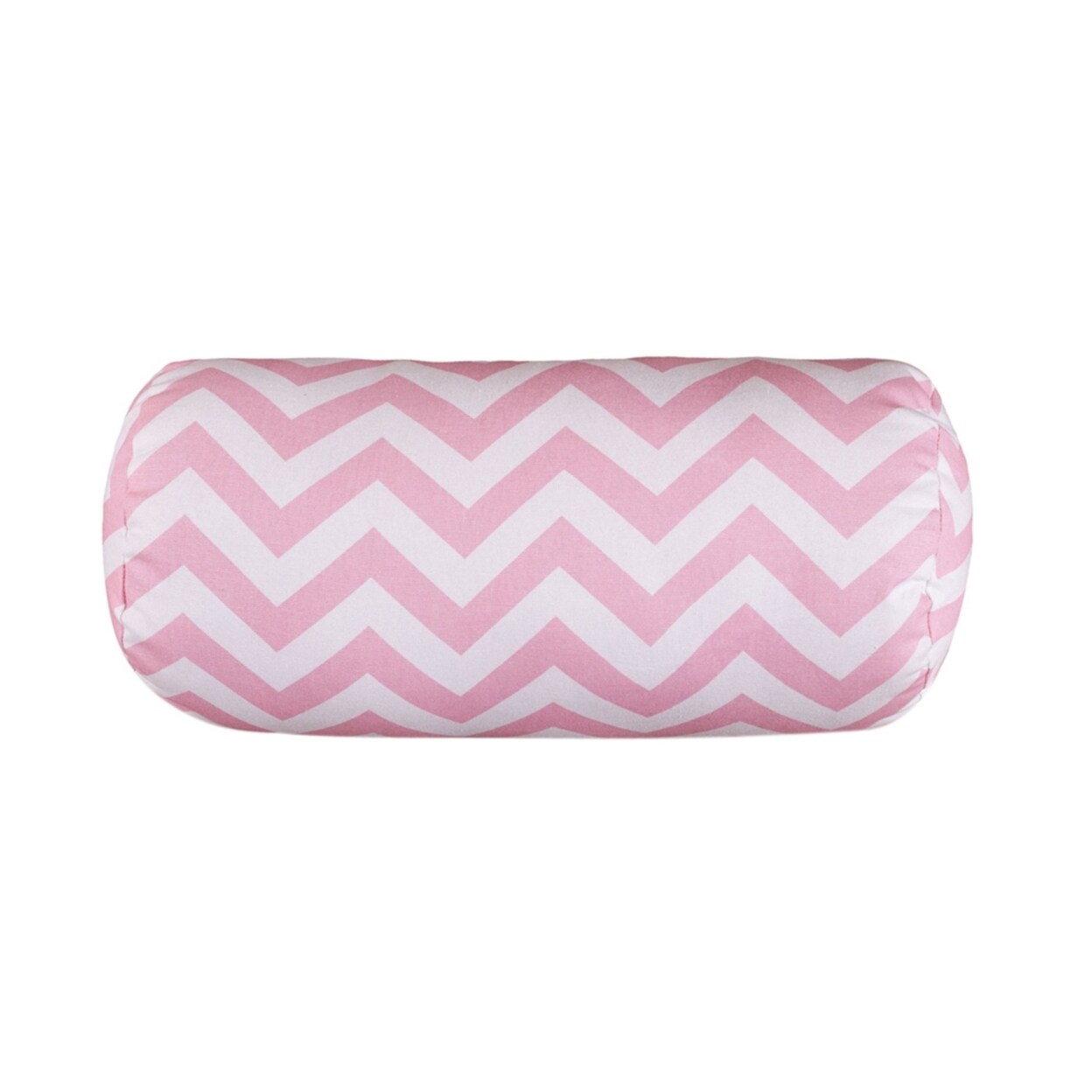 Majestic Home Goods Decorative Baby Pink Chevron Small Pillow