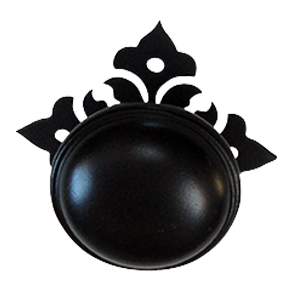 Village Wrought Iron   Floral - Door Knob