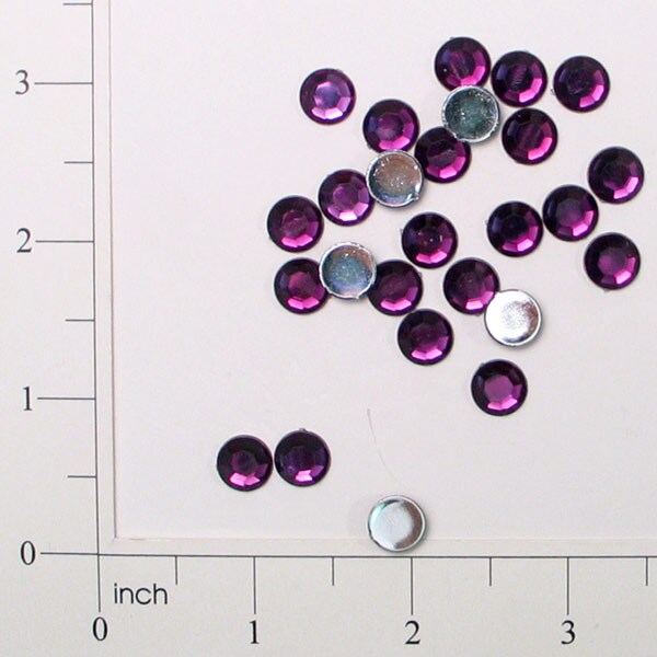 Dazzling Jewels - Amethyst - 9mm - 144 pcs.