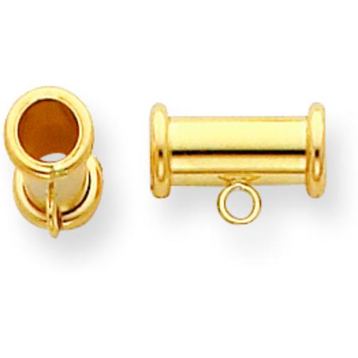 14K Gold Tube Bail (3.10mm Inside Diameter)