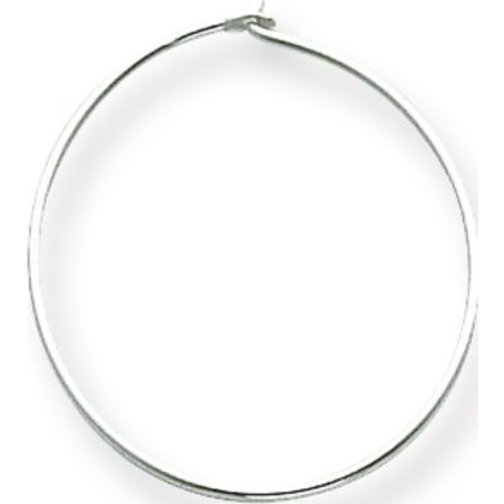 Sterling Silver Wire Hoop Earring Jewerly - Pack of 12