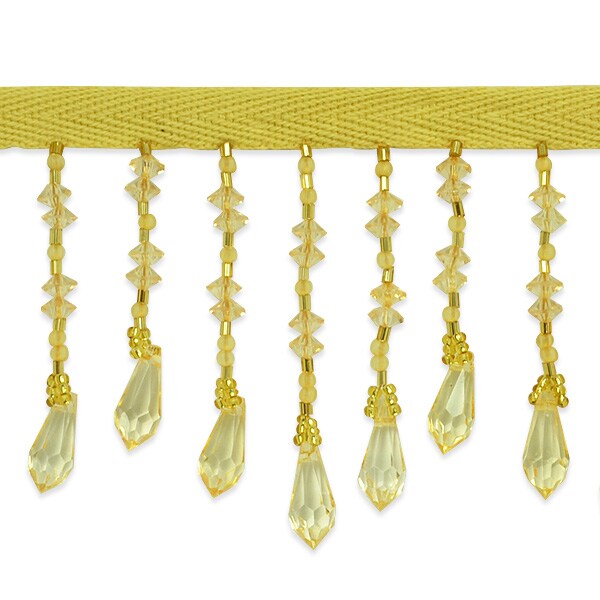 Diamond Beads Fringe Trim Pack of 1 Yard