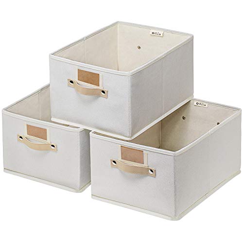 Decorative bins best sale for shelves