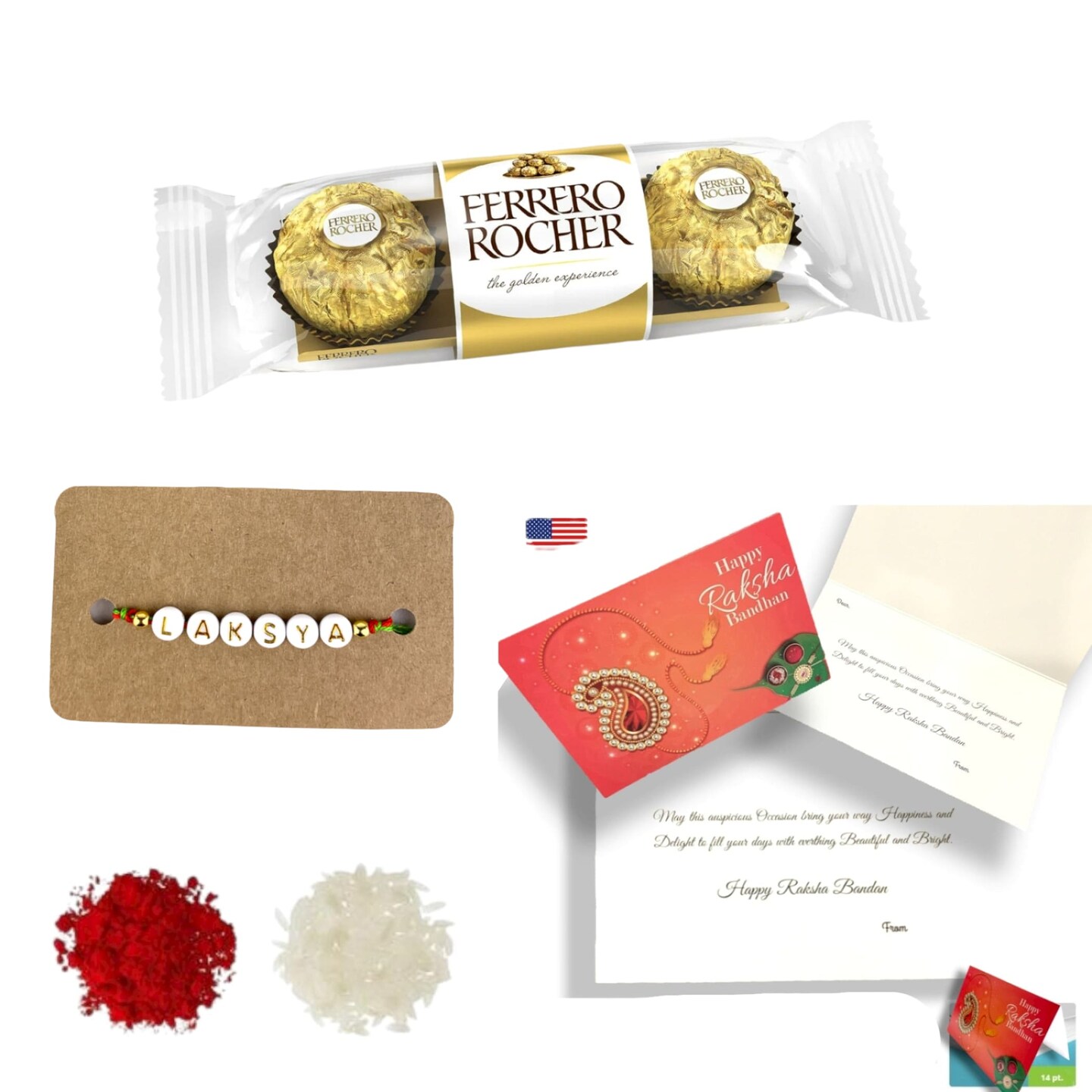 Buy Midiron Rakhi Gift for Brother | Designer Rakhi Set for Brother | Rakhi  Combo Gift with Chocolate & Rakhi Wishing Card|Rakhi Combo Pack for Brother  | Rakhi for Bhai | Rakhi