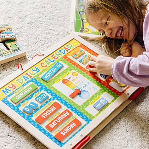 My First Daily Magnetic Activities Calendar for Kids Weather and Seasons Calendar for Preschoolers Ages 3+ Pack of 1