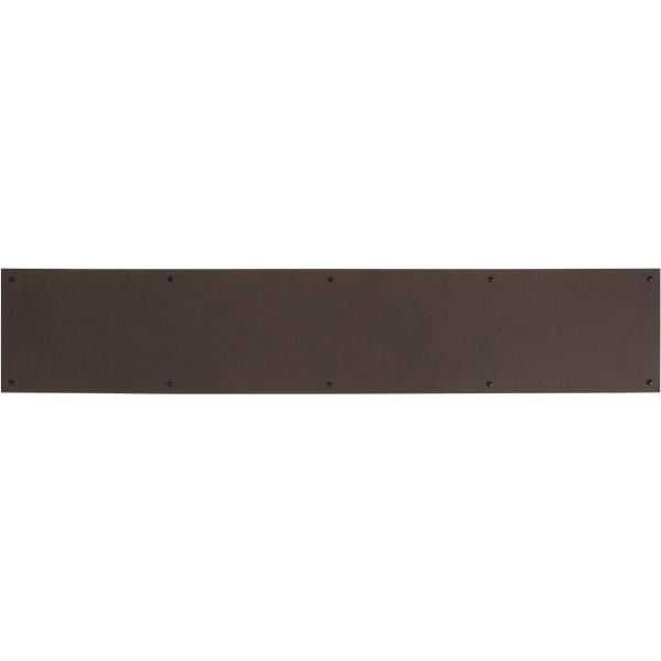 BRASS Accents Home Decorative 8&#x22; X 30&#x22; Kick Plate Tuscan Powder Coated Screw Mount