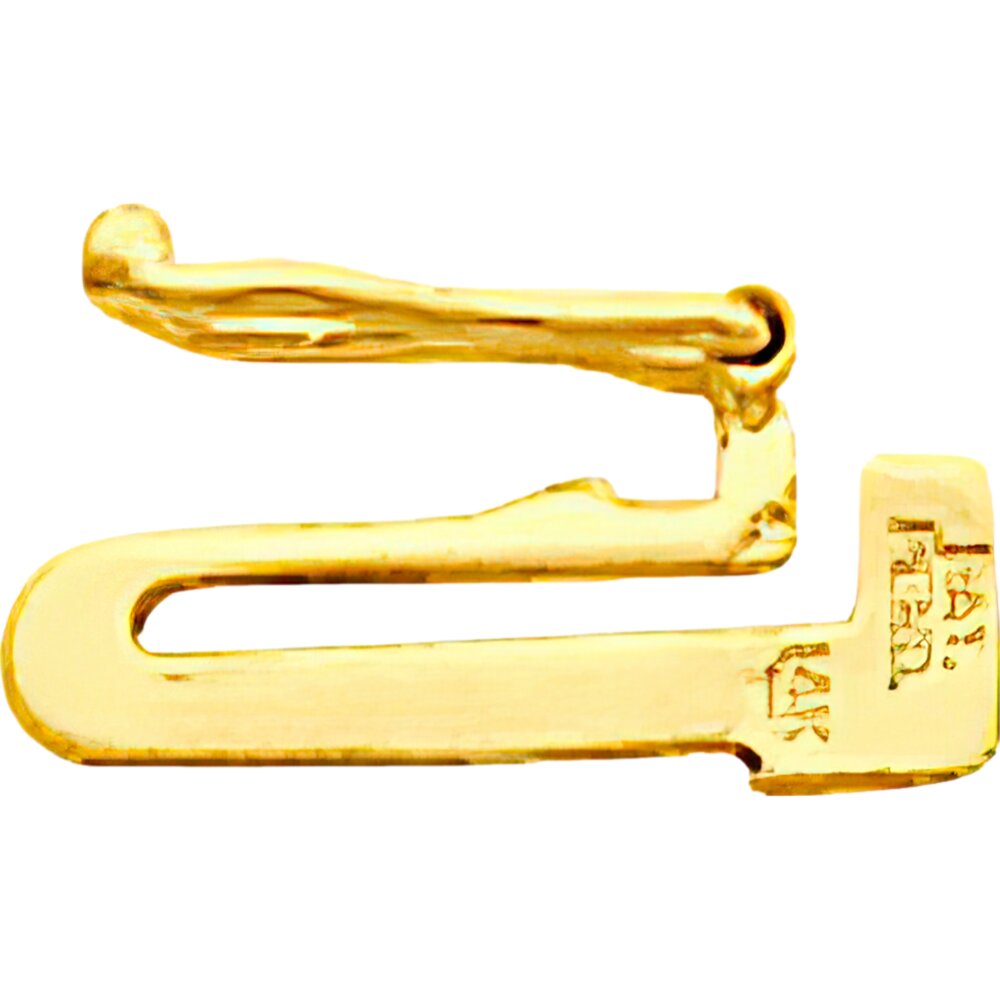 14K Gold Double Action Clasp Replacement Tongue 8.2mm | Michaels