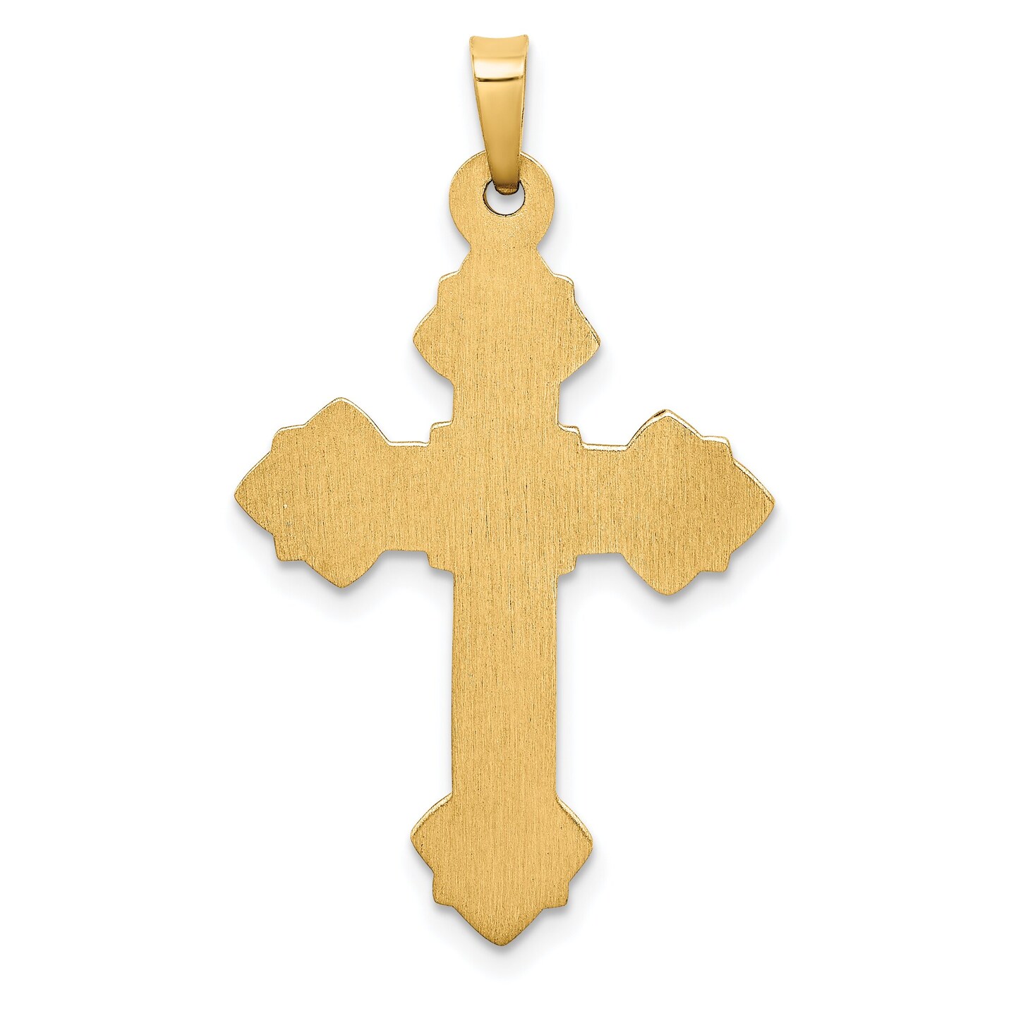 14K Yellow Gold store 3-D Hollow Cross Pendant