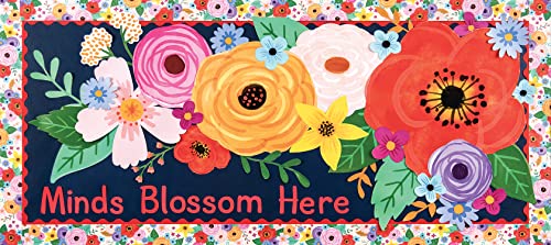 Teacher Created Resources Wildflowers Straight Rolled Border Trim - 50ft - Decorate Bulletin Boards, Walls, Desks, Windows, Doors, Lockers, Schools, Classrooms, Homeschool &#x26; Offices
