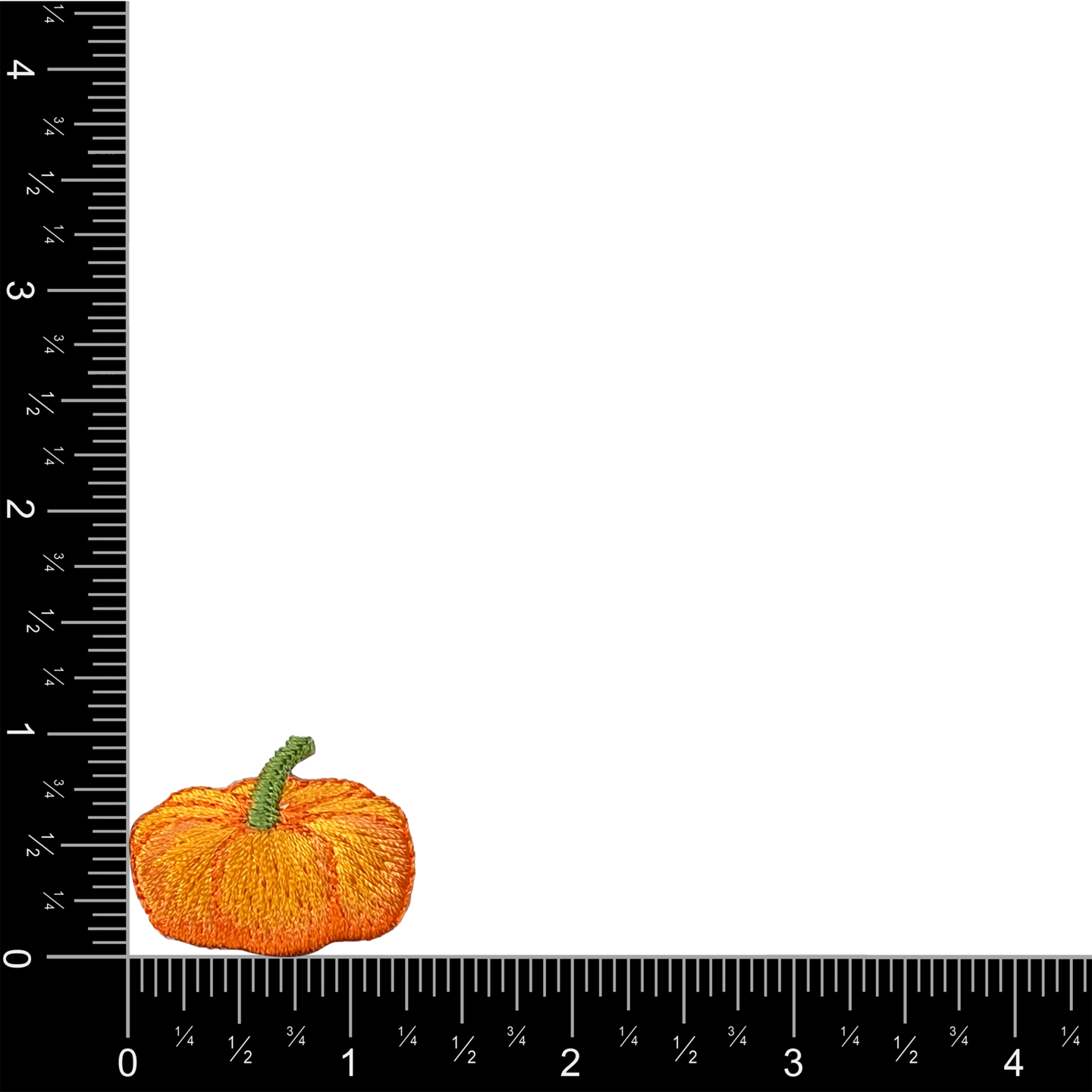 Small Pumpkin, Gourd, Thanksgiving, Embroidered, Iron on Patch