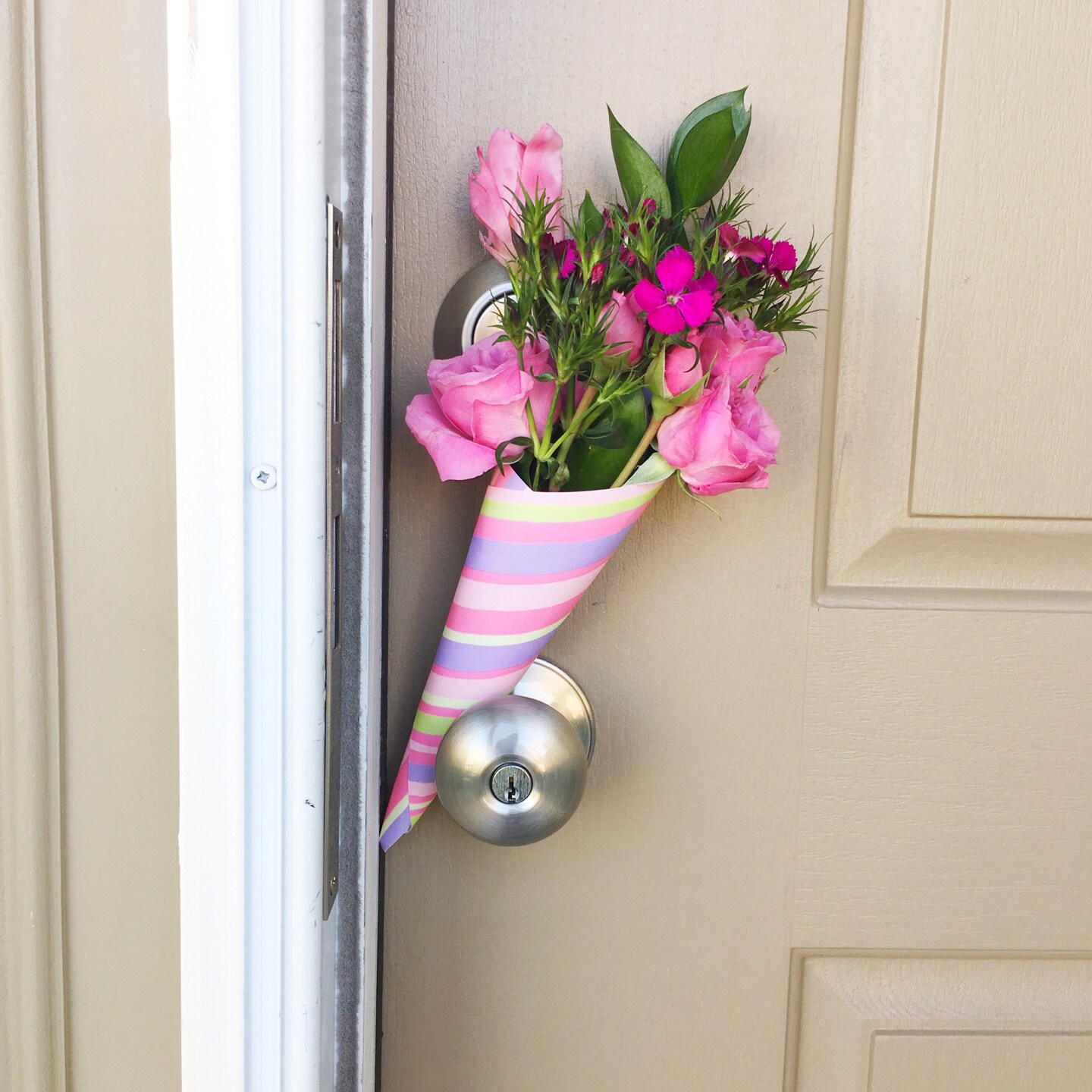 Super Simple May Day Baskets - Easy Kid DIY Craft image 1