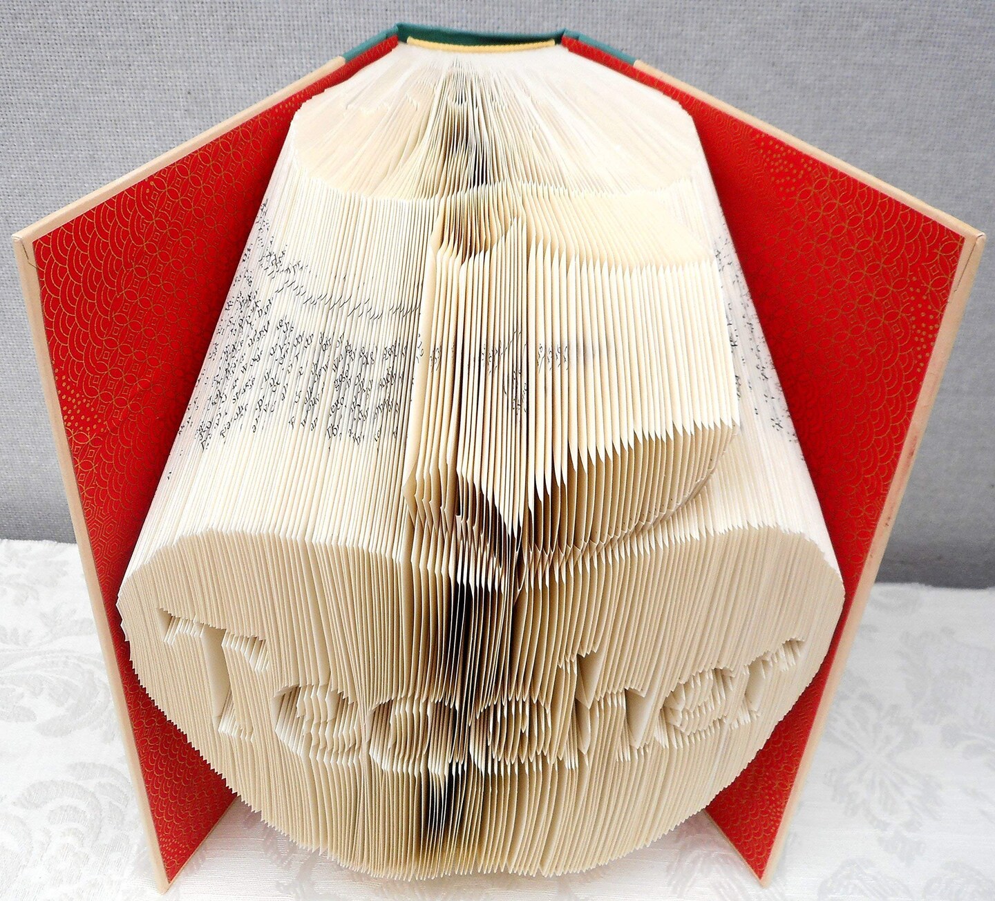 Folded Book Art, Book Sculpture, VP Sculpture, Vice President, Office Décor, offers Promotional Gift, Gift for Book Lover, For Him, VP Book Fold