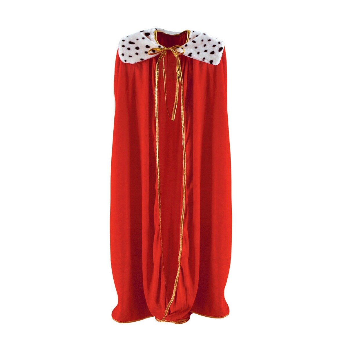 Party Central Royal Red Unisex Adult King or Queen Robe Mardi Gras Costume Accessory 52&#x22;