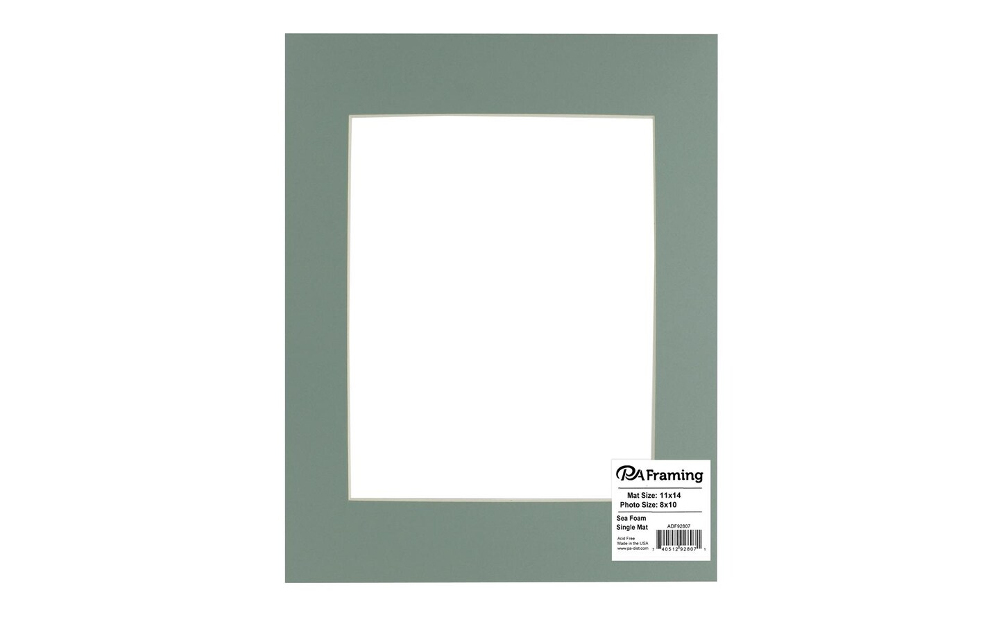 ADF Mat 11x14/8x10 CrmCore Sea Foam Michaels